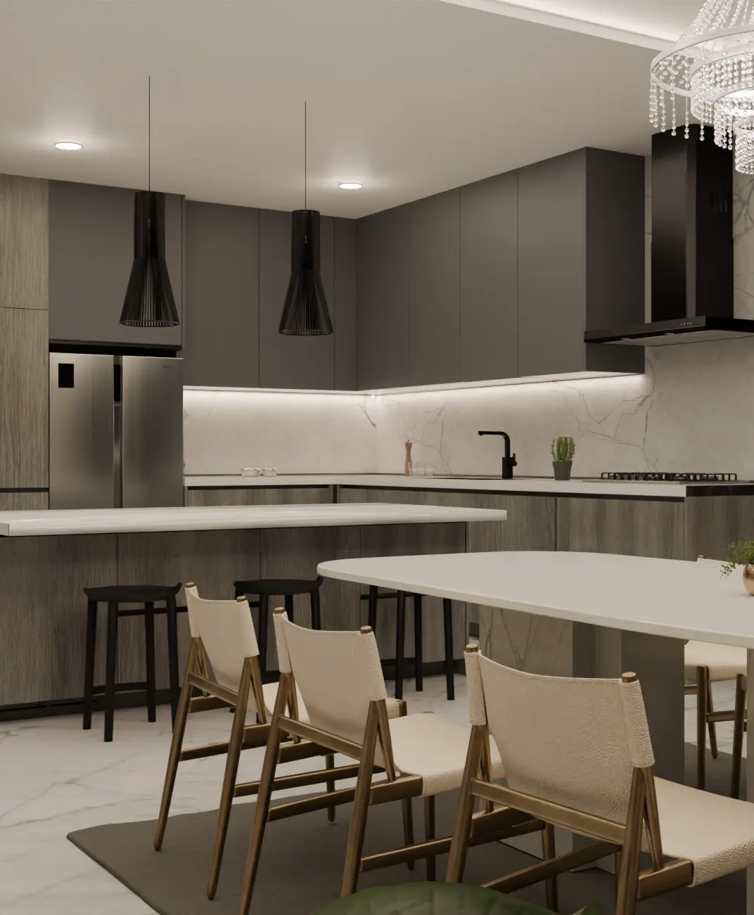 Rain art interior desain dapur 1