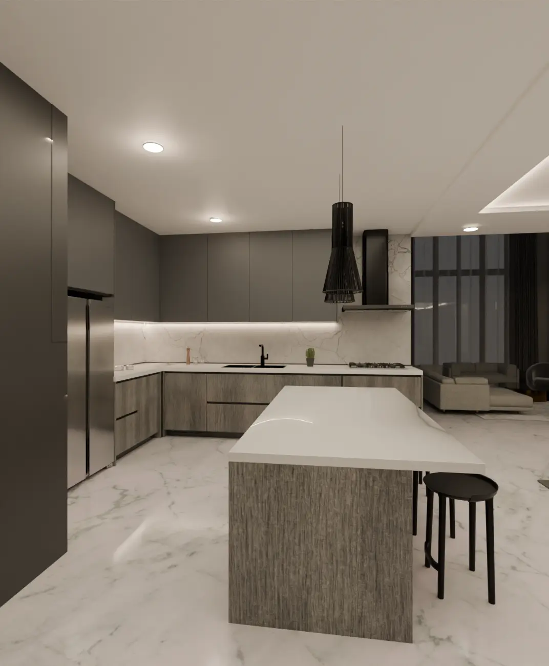 Rain art interior desain dapur 3