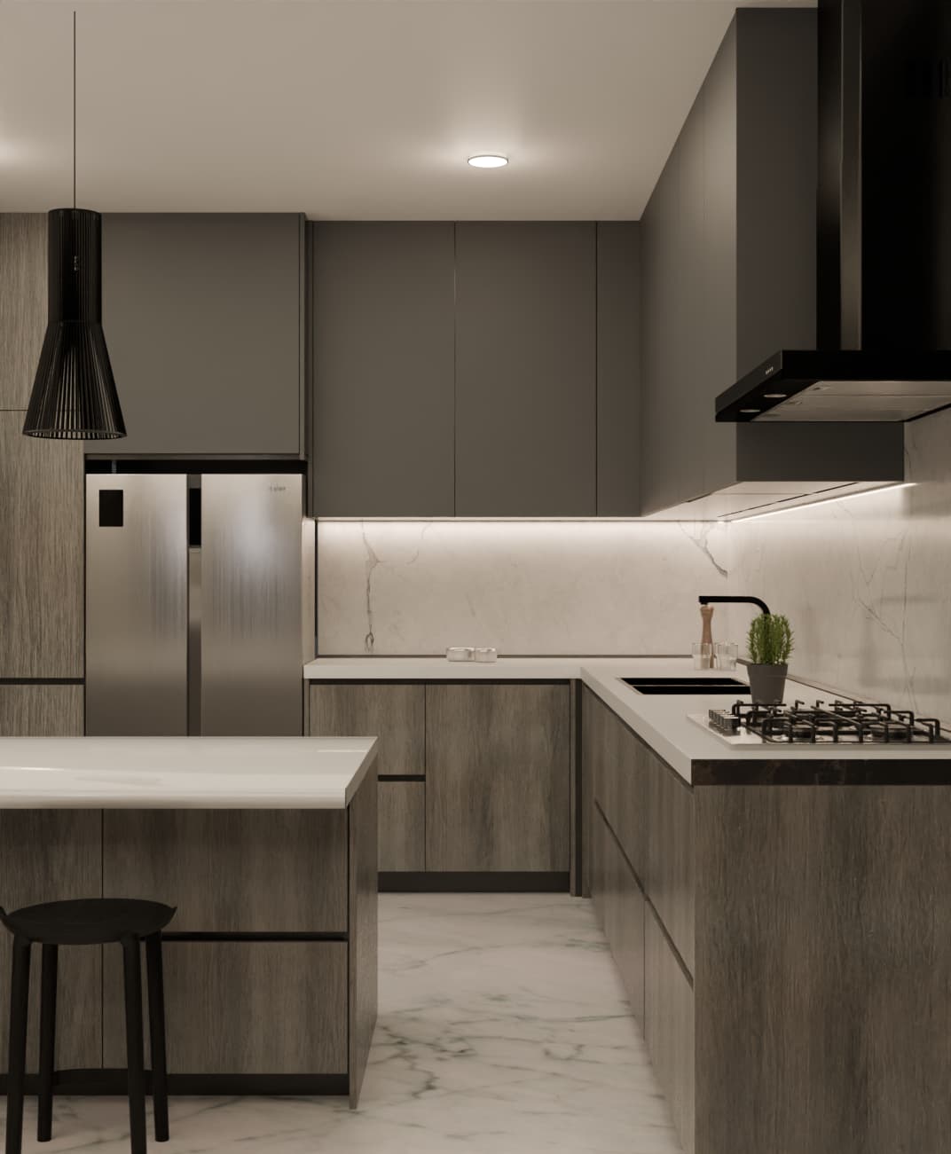 Rain art interior desain dapur 5