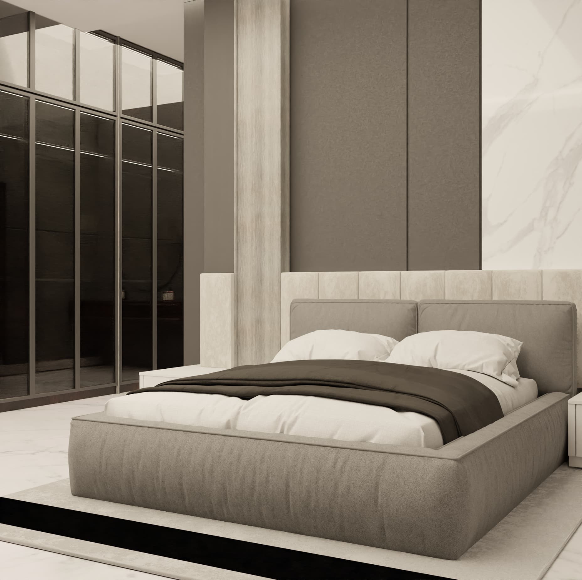 jasa desain interior kamar tidur - rain art interior bogor 2